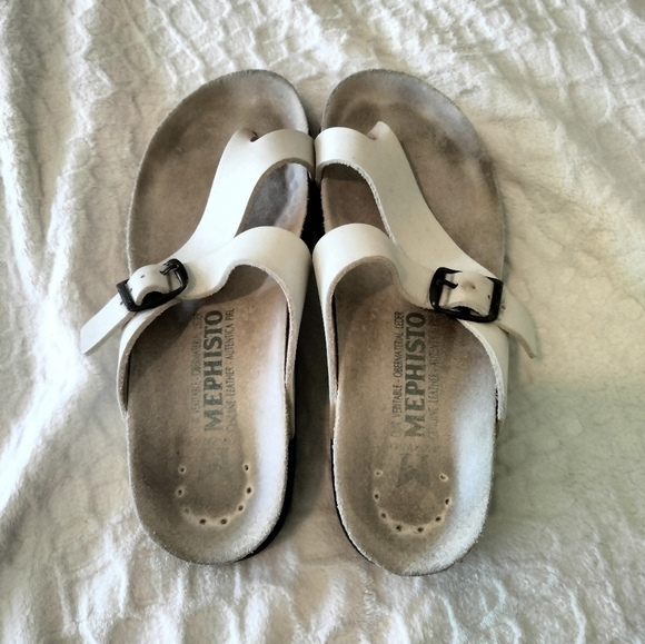 Mephisto Women's Helen White Sandals - Picture 4 of 6